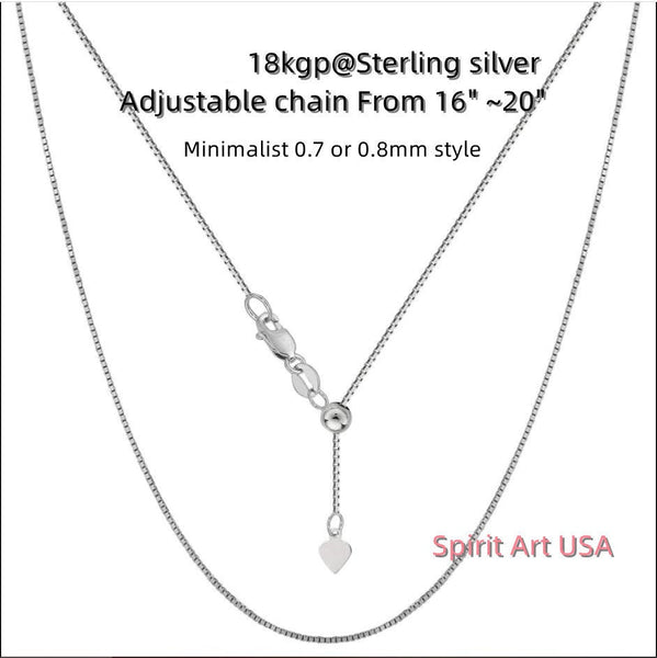 Customer listing for Chain replacement adjustable gold coated sterling silver