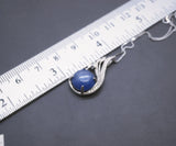 Kyanite Necklace Full 925 Sterling Silver Peacock Phoenix Pendant