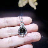 4 CT Green Peridot Necklace - 18KGP Sterling Silver - Gemstone Flower Petal - August Birthstone - Unique Design Peridot Pendant #952