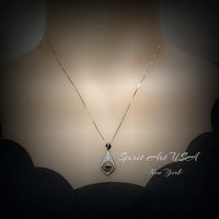Dynamic Swing Green Peridot Necklace - Round Fund Cut 0.85 Ct - Full Sterling Silver Made with 18KGP #174