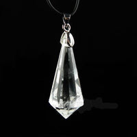 Clear Quartz Necklace Clear Quartz Point Necklace - Crystal Stone Necklace Luxury Crystal Healing Necklace -Luxury Clear Quartz 2602