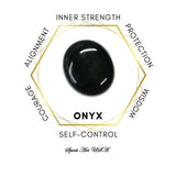 Black Onyx Necklace - Rose Gold coated 925 Sterling Silver Black Agate - Pendant High Frequency Protective Energy Root Chakra Healing #147
