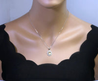 Natural Citrine Necklace Silver - Sterling Silver Life of Flower Genuine Citrine Healing Jewelry