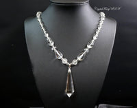 Clear Quartz Necklace Clear Quartz Point Necklace - Crystal Stone Necklace Luxury Crystal Healing Necklace -Luxury Clear Quartz 2602