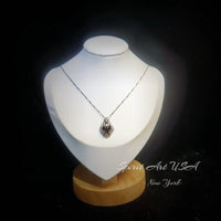 Genuine Blue Sapphire Necklace - Sterling Silver - September Birthstone